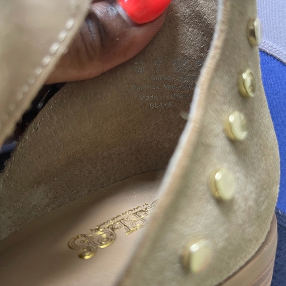 Carlos Santana Blake Tan Cut Out Ankle Boots NWT - Picture 9 of 13